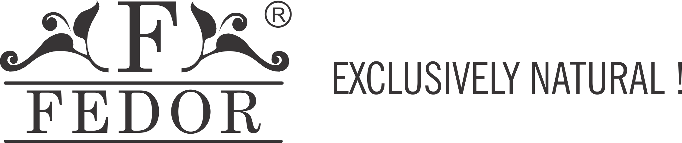 FEDOR Exclusively Natural Logo